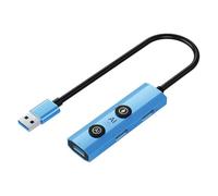 Jectse Smart AI Docking Station, Assistant Multifunctional USB Hub with Voice Translation in 129 Languages, USB 3.0, Aluminum Alloy, Heat Dissipation (USB interface)