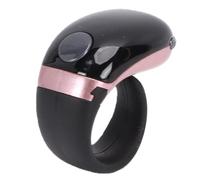 Jectse Smart Counter Ring, Large Key Digital Display Rotatable Screen with 180 Degree Flip, Safe Locking Design for Work Exercise Commute Mindfulness Tracking (Pink Gold)