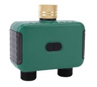 Jectse Smart Dual Zone Water Timer, 2 Outlet Sprinkler Controller Garden Hose, IP55 Water Proof Digital Irrigation Controller, G3/4in Male