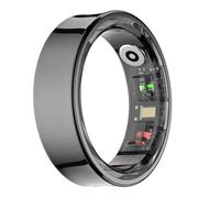 Jectse Smart Ring 5.3 Sleep Tracking Pedometer Remote Photography 5ATM Multi Sports Modes Smart Health Ring with Charging Case For Fitness, For Android (8#)