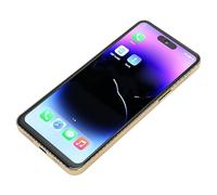 Jectse Smart Telephone, Facial Unlock Phone Dual Dual Cards Standby Octa Nore 13MP Front Chamber for the Office (Gold)