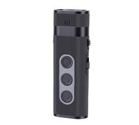 Jectse Sound Amplifier, Voice Enhancement Device with Noise Cancellation and Volume Control, Rechargeable with Belt Clamp, for Clear Conversations and TV Viewing (Black)