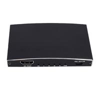 Jectse Splitter 1 in 4 Out, 4K 60Hz 1080P 3D with 340MHz Bandwidth Support for DTS HD TrueHD, Compatible with TV Projector Blu Player