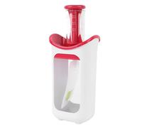 Jectse Squeeze Station Homemade Toddler Food Maker Portable Puree Squeezer Tool, Safe ABS Material, 10 Subpackage Bags, Easy Meal Prep for Busy Parents (Red)