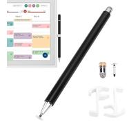 Jectse Stylus Pen and Mount for Skylight 15 Inch Calendar, High Sensitivity Stylus Touch Screen Pen with 2 Spare Tips and 2 Mount Clips, Dual Tip with Mesh and Disc Tips
