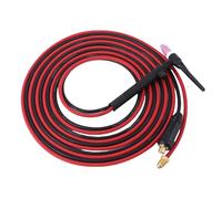 Jectse TIG Welding Nozzle, 150A WP17V Argon TIG Torch, with Red Air Hose, 35-50mm² Quick Connector, for ARC200 MIG200 MIG250 ARC205 Pro MIG205 Pro.
