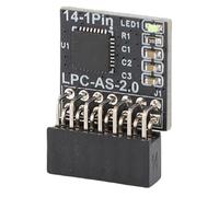 Jectse TPM2.0 Module, LPC 14Pin Module TPM 2.0 Remote Card for win11, Safe TPM Encryption Security Module for Platform Protection Module