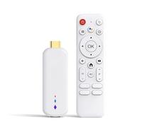 Jectse TV Box, 4K Ultra HD Streaming Media Player with Voice Remote, for 14.0 System, Portable Design for Home Entertainment