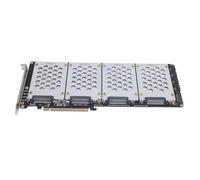 Jectse U.2 to PCIE 4.0 X8 Adapter, Hard Disk Computer Internal Components, Supports NVME or 2.5in Drives, Heat Dissipation, Easy Installation for Wins, for Linux, PCIE 4.0 X8/X16