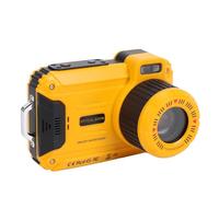Jectse Underwater Camera, 4K 48MP 33FT Selfie Camera with Dual Screens, 6X Optical Zoom 4X Digital Zoom Autofocus Waterproofing Digital for Snorkeling Swimming