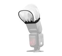 Jectse Universal Flash Diffuser Softbox, Easy Stretch Compatible with All Camera Speedlites, Softens Light Eliminates Shadows, Portable Foldable with Elastic Design (10pcs)