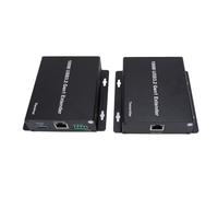 Jectse USB 3.2 Extender Via Cat6a, 100m 4 USB 3.2 Ports, Data Transfer 5Gbps, Plug and Play Setup, No Driver Required (UK Plug)