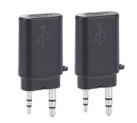 Jectse USB C Radio Programming Adapter, K Head 2 Pin 2 Way Cable for Laptop Desktop Computer, with Compatible Support for OS X Systems