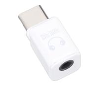Jectse USB C to 3.5mm Headphone Adapter, 32 Bit 384kHz HiFi DAC Dongle with Inline Volume Control and Call Management, for Smartphones Tablets Laptops (White)