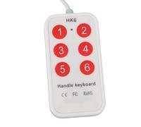 Jectse USB Programmable Keyboard, Multifunctional 6 Keys User Defined Keyboard Small for Gaming Work