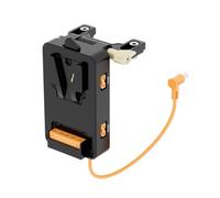 Jectse V Mount Battery Plate, Fast Swap Aluminum Alloy 14.8V/15A, 5V/2.4A - 19.5V/3A, for FX6 Mirrorless DSLR Cameras, /D-Tap/DC Ports, Compatible with Stabilizers Rigs