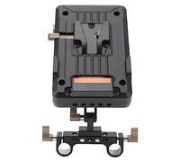 Jectse V Mount Battery Plate, Power Supply Splitter Adapter Support Type C, USB A, and D Tap Output, with 15mm Rod Clamp, Suitable for Mobile Phones, Pads, Laptops, Photography Equipment