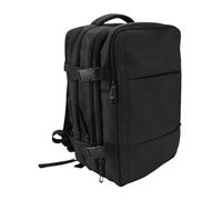 Jectse Vacuum Compression Backpack, Expandable Capacity Travel Backpack with Pump, Water Proof Space Saving Storage Backpack with TSA Lock & USB Charging Port for 19'' Laptops