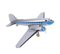 Jectse Vintage Airplane Model, Exquisite Aviation Decor Tinplate Metal Aircraft Collectible with Retro Design, for Office Home Display Photography Prop