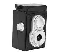 Jectse Vintage Mini Digital Camera, Vintage Camera, 1080P Resolution, Multifunctional Dual Lenses, Long Lasting Battery Life, for Beginners Teens Adults