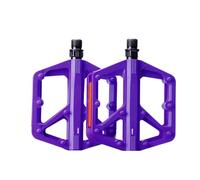 Jectse Wide Platform Anti-slip Bike Pedals for Efficient and Comfortable Cycling, Suitable for Mountain & Road Biking Adventures (Purple)
