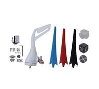 Jectse Wind Generator Kit, 100W with 3 S, 3 Phase Permanent Magnet Wind Solar Hybrid Generator Kit Auto Adjust, with Controller for Marine, Home, Windmill (DC12V)