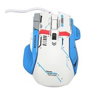 Jectse Wired Gaming Mouse, RGB Light Computer Mouse Ultra Silent Wired Mouse with Adjustable 12800 DPI, 10 Programmable Buttons, Ergonomic Computer USB Mouse for Windows 7 8 10 for IOS