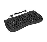 Jectse Wired Keyboard, USB Wired Ergonomic Keyboard with Adjustable Stand, Portable Typewriter Keyboard for Computer PC Laptop Notebook, Plug and Play(Arabic)