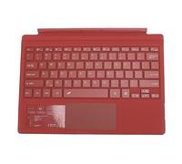 Jectse Wireless Bluetooth Keyboard for Multi Color Backlit Magnetic Detachable Keyboard with Touchpad, Rechargeable Tablet Keyboard for Pro 3/4/5/6/7 (Red)