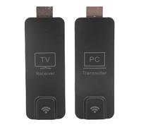 Jectse Wireless HD Multimedia Interface Transmitter Receiver, 5G WiFi 50m Range 1080P 60Hz Output HD Display Extender Kit with Plug-and-Play for Home Business Presentations