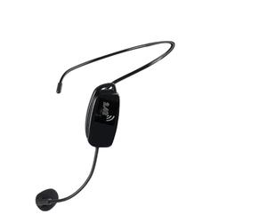 Jectse Wireless Mic Headset Advanced Transmission Technology Durable Suitable for Dance Instructor 2 in 1 Wireless Handheld Mic Anti Interference Plastic (2.4G 2.4G English Packaging and English