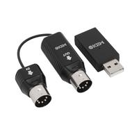 Jectse Wireless MIDI Adapter, Professional Low Latency 3ms MIDI to USB Controller for Digital Piano Keyboard Synthesizer, with USB Adapter B, for OS X