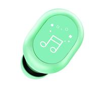 Jectse Wireless Single Earbud, Sensitive Touch Control BT 5.0 In Ear Earbud Headphone IPX4 8mm Dynamic Driver, with Dual Ear Interconnection, for Workouts Commuting (Green)
