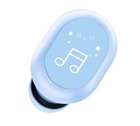 Jectse Wireless Single Earbud, Sensitive Touch Control BT 5.0 In Ear Earbud Headphone IPX4 8mm Dynamic Driver, with Dual Ear Interconnection, for Workouts Commuting (Blue)