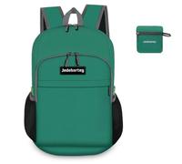 Jedebartey Rucksack, 20L Ultra Lightweight Backpack Foldable Hiking Daypack Small Travel Day Bag for Men Women Kids Outdoor Sports Camping Mountaineering Walking Cycling Climbing (Teal Blue)