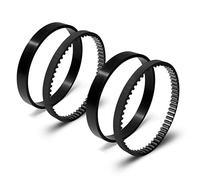 JEDELEOS Belt Replacement Kit 6960W for Bissell Proheat Vacuum, Fit Models 1694W, 1697, 1698, 1699, 1799, 1846, 7901, 7920, 7950, 8806, 8905 and 8910 Series, Replace Parts 0150621 and 2150628 (2-Set)