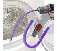 JEDELEOS Dryer Vent Lint Hose for Dyson V15s V15 Gen5 V12 V11 V10 V8 V7 Detect Absolute Cyclone Outsize Slim Nozzle Crevice Flexible Lint Removal Tool Dryer Vent Cleaner Kit (Purple)