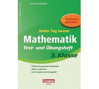 Jeden Tag besser Mathematik 3. Schuljahr. Test- und Übungsheft: Übungsheft mit Lernplan und Lernstandskontrollen. Mit entnehmbarem Lösungsteil