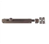 Jedo 200mm (8") Heavy Duty Sliding Surface Door Lock Bolt for Internal Latch Doors and External Doors and Windows (Matt Bronze)