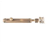 Jedo 200mm (8") Heavy Duty Sliding Surface Door Lock Bolt for Internal Latch Doors and External Doors and Windows (Antique Brass)