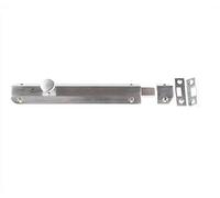 Jedo 200mm (8") Heavy Duty Sliding Surface Door Lock Bolt for Internal Latch Doors and External Doors and Windows (Satin Nickel)