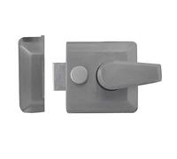 Jedo/Frelan Cylinder Nightlatch Narrow 40mm Backset Satin Chrome