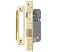 Jedo JL152EB Standard Bathroom Lock 63mm 2.5-Inch Electroplated Brass