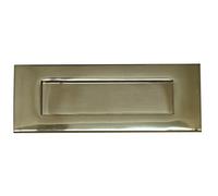 Jedo JV36CPC Traditional Letter Plate Satin Chrome 355 x 114mm