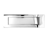 Jedo JV36CPC Traditional Letter Plate Satin Chrome 355 x 114mm by Jedo