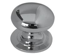 Jedo JV47DPC Solid Cupboard Knob 42mm Polished Chrome