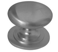 Jedo JV47DSC Solid Cupboard Knob 42mm Satin Chrome