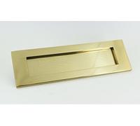 Jedo Letter Plate (Polished Brass, 254mm x 100mm)