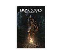 JEDSLLA Dark Souls Game Posters Canvas Print Aesthetic Wall Art Modern Home Decor for Bedroom Living Room 12x18inch(30x45cm) Unframe-style