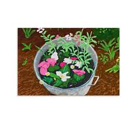 JEDSLLA David Hockney Painting Prints Retro Posters Canvas Print Aesthetic Wall Art Modern Home Decor for Bedroom Living Room 12x18inch(30x45cm) Unframe-style